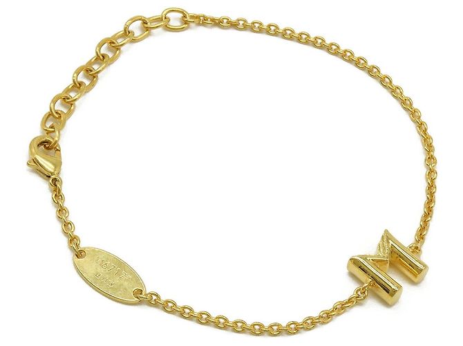 Bracciale M Initial LV&ME di Louis Vuitton D'oro Metallico - vista 2