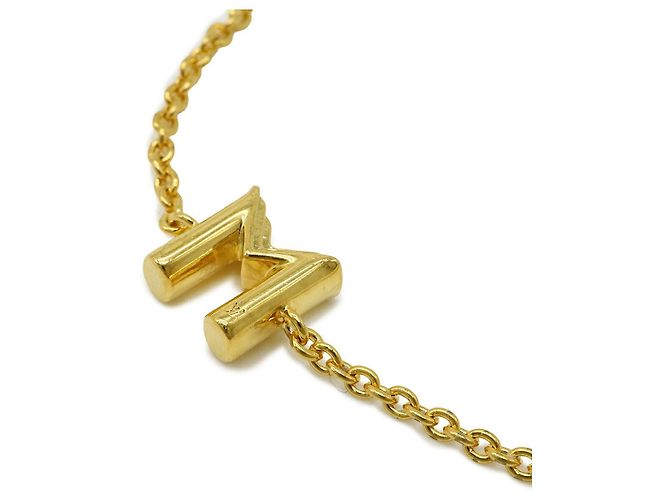 Bracciale M Initial LV&ME di Louis Vuitton D'oro Metallico - vista 3