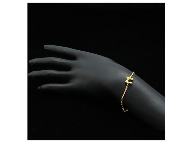 Bracciale M Initial LV&ME di Louis Vuitton D'oro Metallico - vista 6