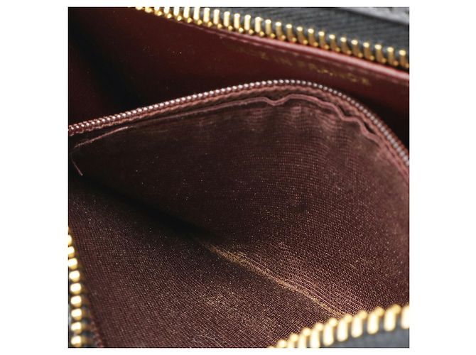 Vanity Pochette in pelle matelassé Chanel Coco Mark Nero - vista 8