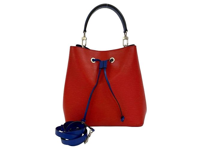 Borsa 2 in 1 NéoNoé MM in pelle Epi Louis Vuitton Rosso - vista 2