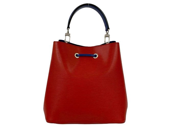 Borsa 2 in 1 NéoNoé MM in pelle Epi Louis Vuitton Rosso - vista 4