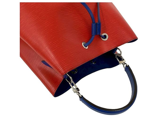 Borsa 2 in 1 NéoNoé MM in pelle Epi Louis Vuitton Rosso - vista 5