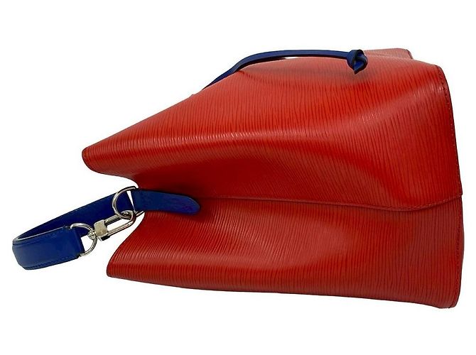Borsa 2 in 1 NéoNoé MM in pelle Epi Louis Vuitton Rosso - vista 6