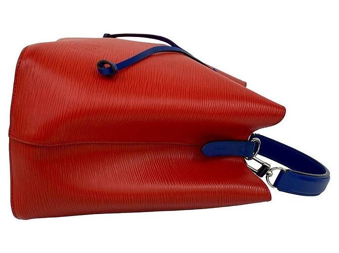 Borsa 2 in 1 NéoNoé MM in pelle Epi Louis Vuitton Rosso - vista 7