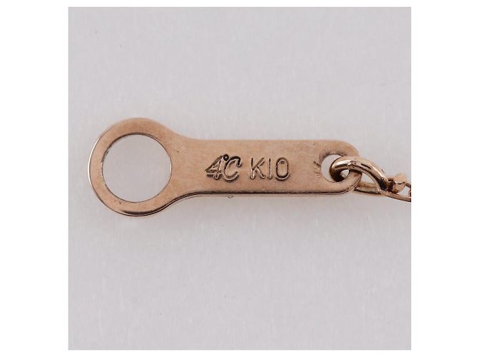 Autre Marque Diamant-Halskette aus 4℃ K10 Roségold Golden - vista 8