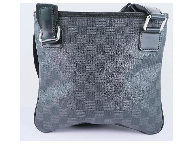 Borsa a Spalla Thomas Damier Graphite Louis Vuitton Nero Grigio - vista 3