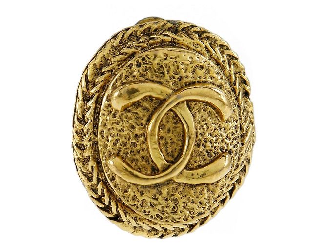 Timeless Pendientes Chanel Coco Mark Dorado - vista 5