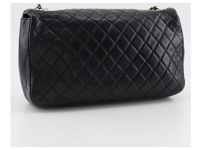 Timeless Borsa a Spalla in Pelle di Agnello Westminster di Chanel Nero - vista 3