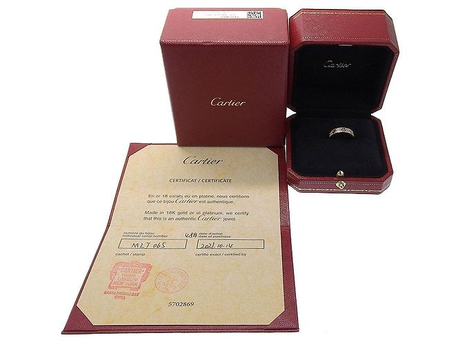 Cartier Mini Love Ring Au750 mit Diamant Größe 8 Golden - Ansicht 6