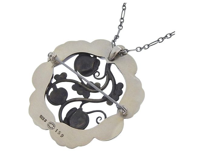 Autre Marque Collana 2 in 1 Moonlight Blossom in argento 925 di Georg Jensen - vista 3