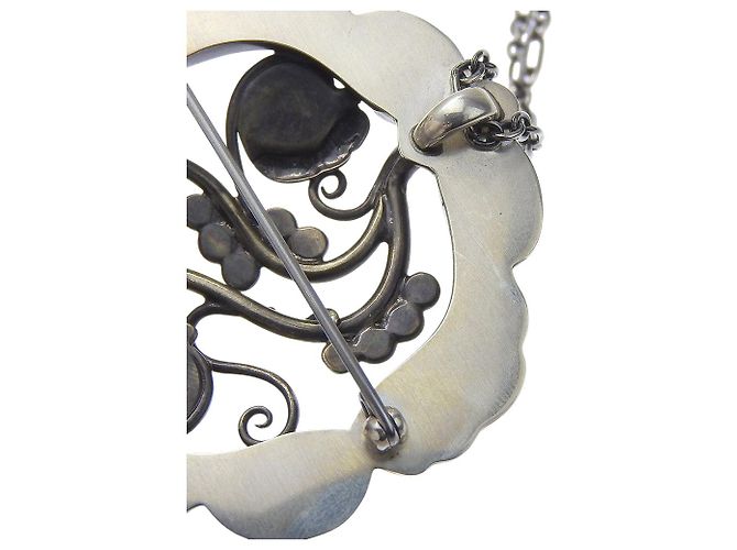 Autre Marque Collana 2 in 1 Moonlight Blossom in argento 925 di Georg Jensen - vista 5