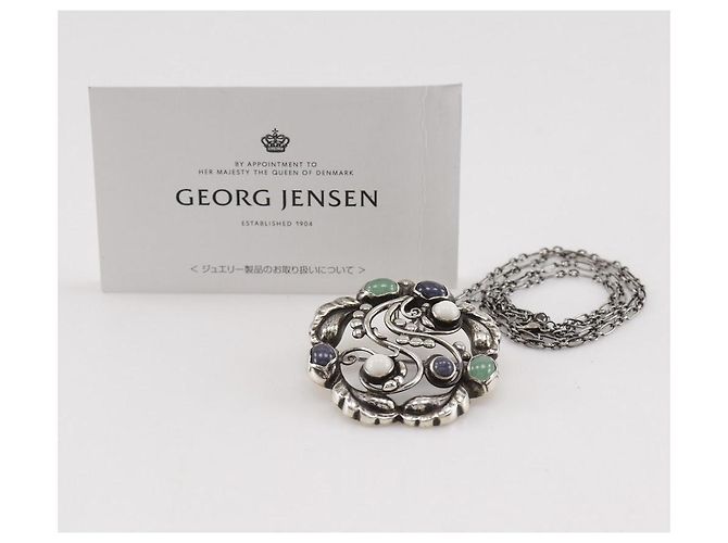 Autre Marque Collana 2 in 1 Moonlight Blossom in argento 925 di Georg Jensen - vista 6