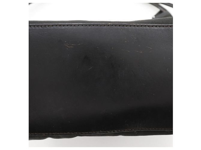 Borsa a spalla in tela di nylon Gucci 001.3766 Nero - vista 10