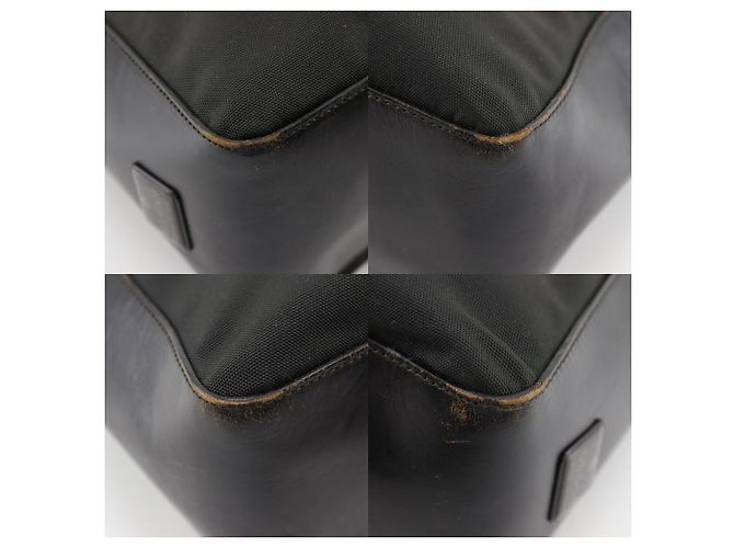 Borsa a spalla in tela di nylon Gucci 001.3766 Nero - vista 5
