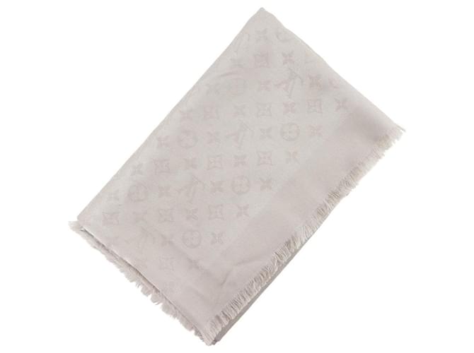 Stola in seta Monogram Louis Vuitton Beige - vista 2