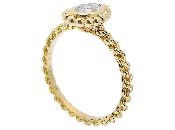 Boucheron Serpent Bohème Au750 Diamantring Größe 8.5 Golden - Ansicht 3