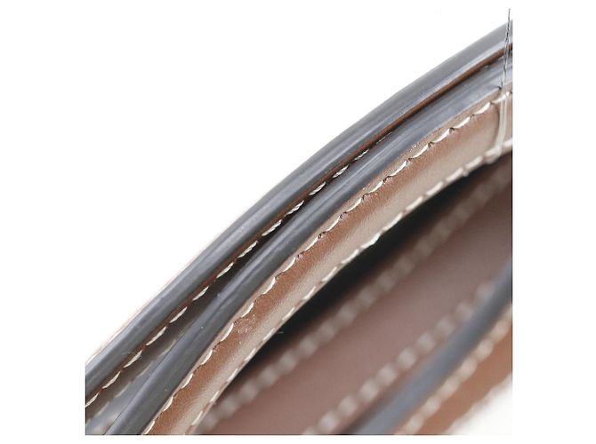 Borsa Burberry in tela e pelle di vitello, borsa 2 in 1 Marrone - vista 9