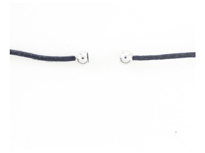 Autre Marque Choker Doppio Cuore Baccarat in Argento 925 Rosso - vista 5
