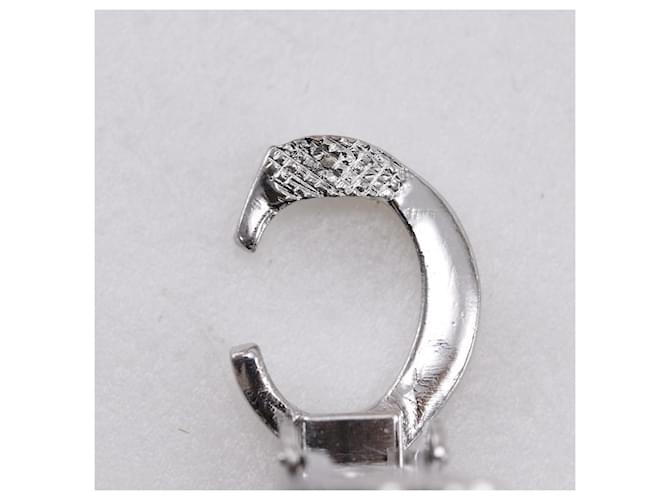 Pendientes logo CD Dior Plata - vista 5