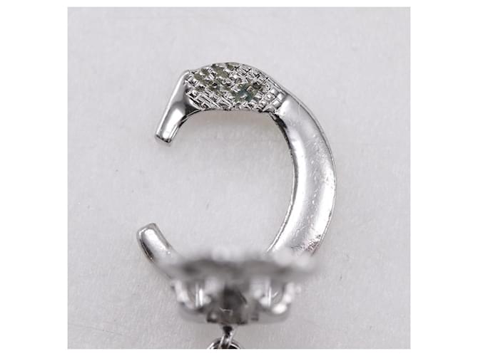 Pendientes logo CD Dior Plata - vista 6