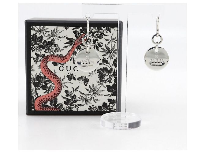 Orecchini Gucci Logo in Argento 925 - vista 7