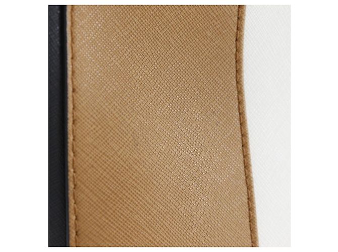 Borsa Tote in Pelle Michael Kors Marrone Nero Bianco - vista 10