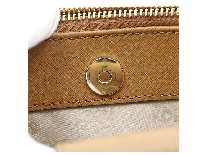 Borsa Tote in Pelle Michael Kors Marrone Nero Bianco - vista 19