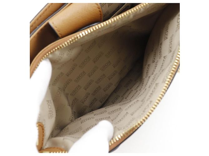 Borsa Tote in Pelle Michael Kors Marrone Nero Bianco - vista 9
