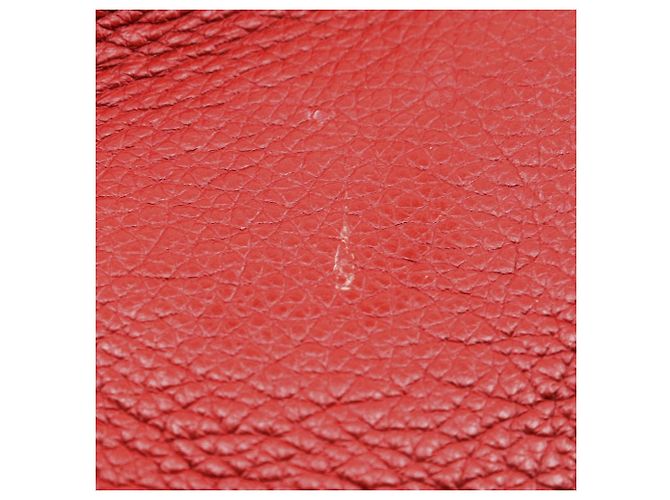 Céline Borsa a mano in pelle Celine Luggage Micro Shopper Rosso - vista 13
