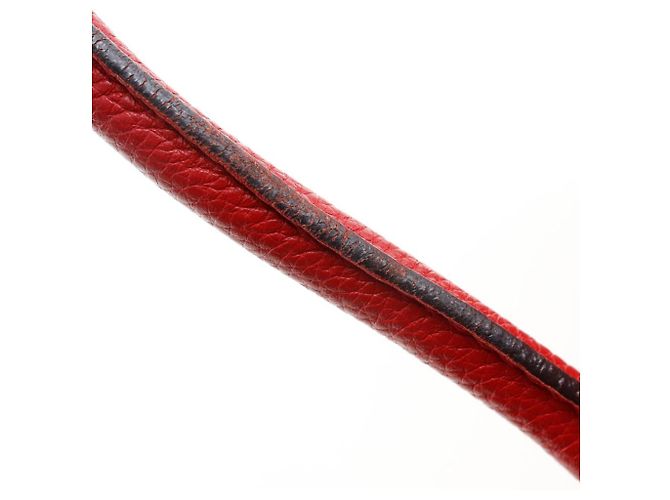 Céline Borsa a mano in pelle Celine Luggage Micro Shopper Rosso - vista 16