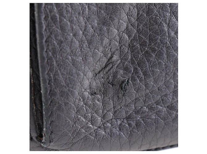 Hermès Cartera Larga Dogon en Taurillon Clémence Hermes Negro - vista 13