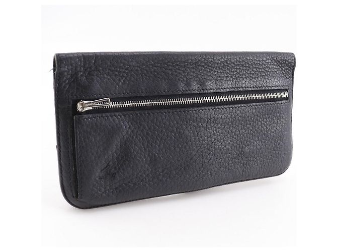 Hermès Cartera Larga Dogon en Taurillon Clémence Hermes Negro - vista 3