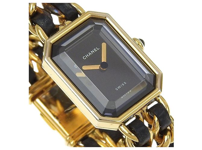 Chanel Première Metall-Uhr Schwarz - Ansicht 3