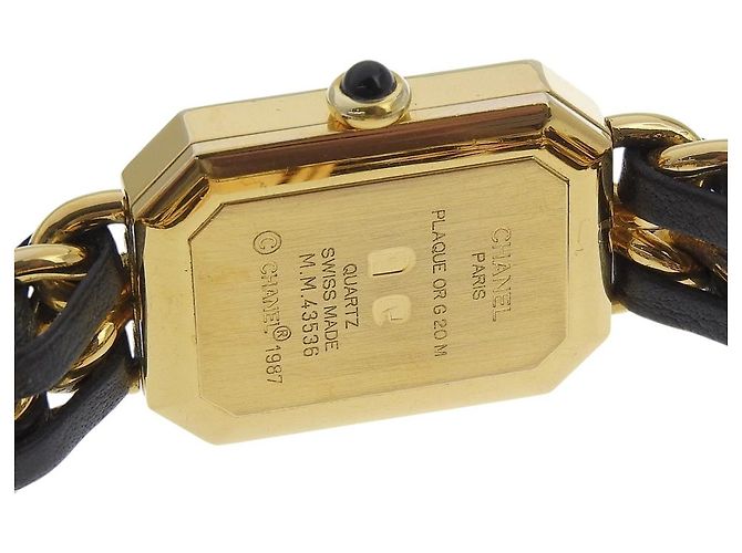 Chanel Première Metall-Uhr Schwarz - Ansicht 7