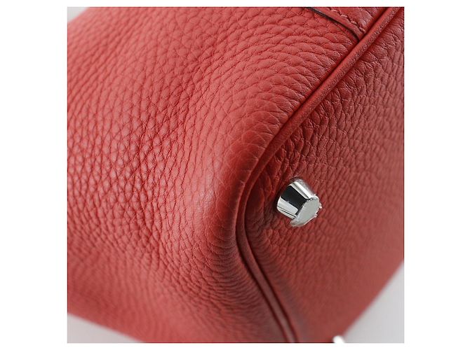 Borsa Hermès Picotin Lock Trillon in pelle Clemence Rosa - vista 4