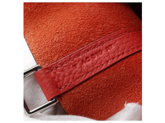 Borsa Hermès Picotin Lock Trillon in pelle Clemence Rosa - vista 7