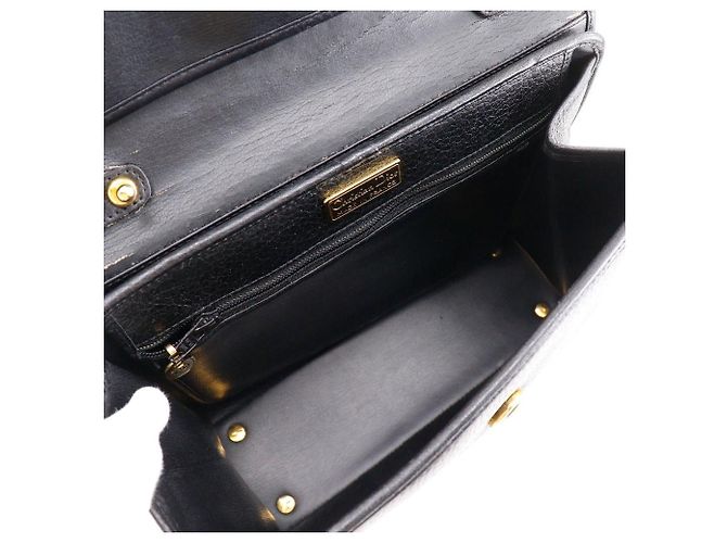 Borsa a mano in vitello con logo CD di Dior Nero - vista 6