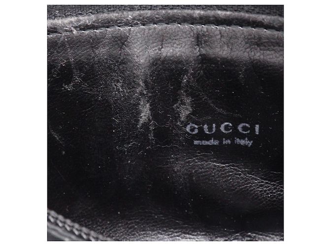 Bolso de lona de nylon Gucci Bamboo Negro - vista 11