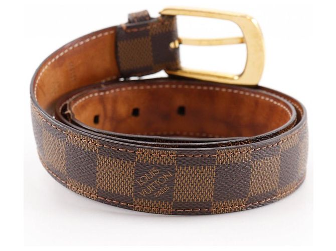 Louis Vuitton Sangle Ellipse Damier Gürtel Braun - Ansicht 3