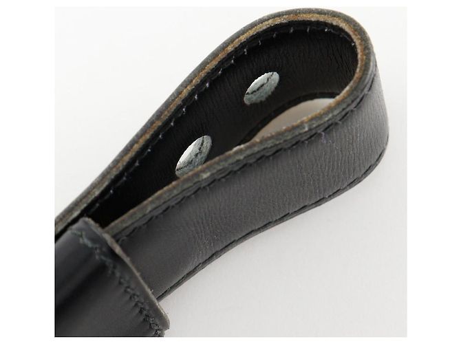 Cinturón H de piel de ternera de Hermès Negro - vista 10