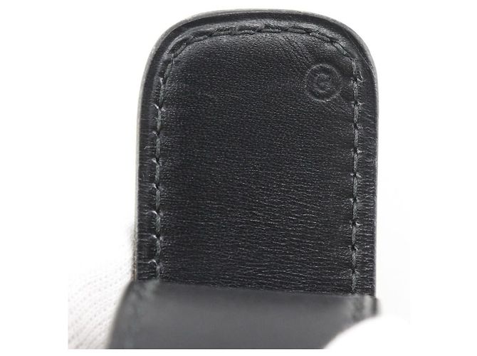 Cinturón H de piel de ternera de Hermès Negro - vista 14
