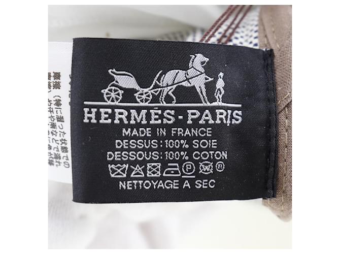 Travesseiro de seda e algodão Hermès Azul - vista 5