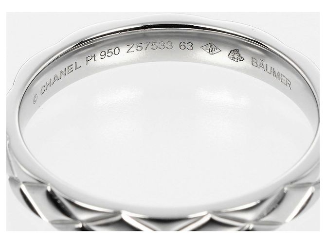 Timeless Chanel Matelassé Pt950 Platinring Silber - Ansicht 4