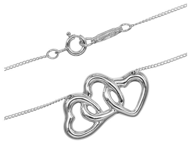 Tiffany & Co Collana Triplo Cuore in Argento 925 Tiffany&Co. - vista 5