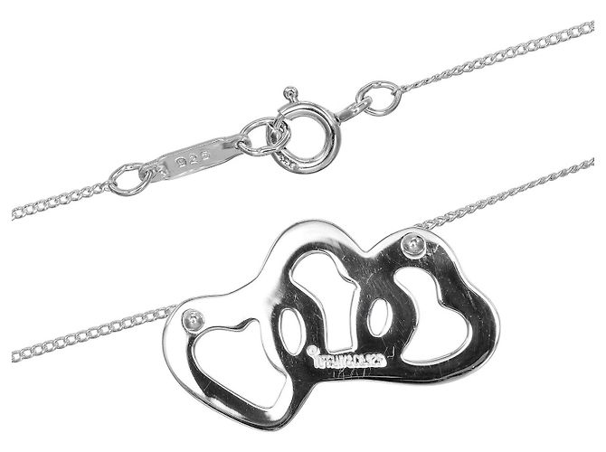 Tiffany & Co Collana Triplo Cuore in Argento 925 Tiffany&Co. - vista 6