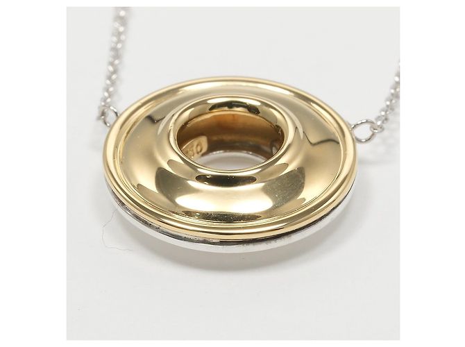 Tiffany & Co Collana Tiffany Magic Circle in Argento 925 e Oro 750 - vista 4