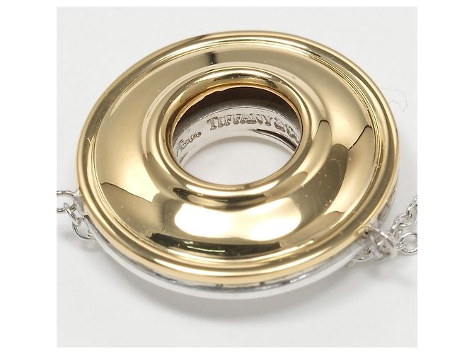 Tiffany & Co Collana Tiffany Magic Circle in Argento 925 e Oro 750 - vista 5