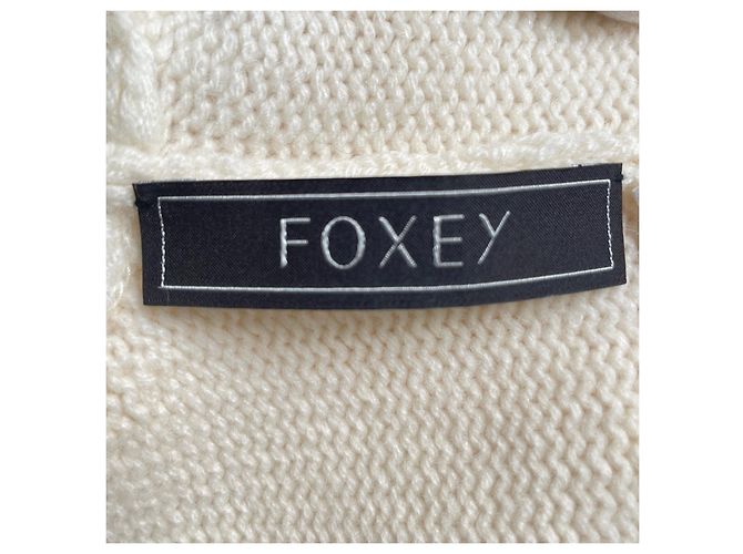Autre Marque Cardigan in cashmere FOXEY Bianco - vista 6