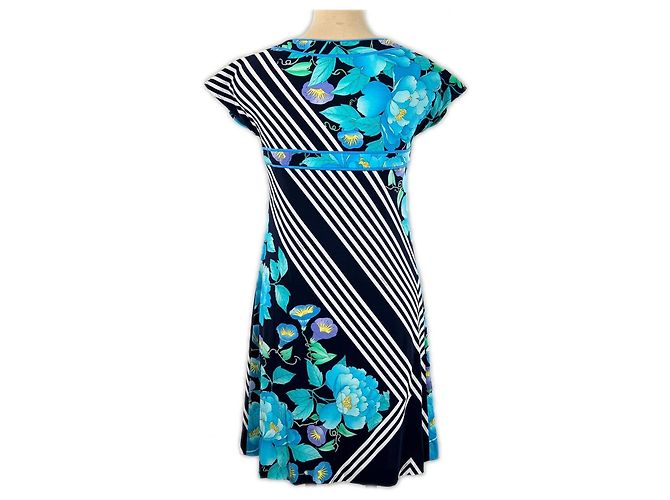 Autre Marque LEONARD FASHION Baumwoll-Einteiler Blau - Ansicht 2